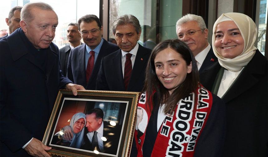 Hakkarili Ruza Demir Cumhurbaşkanı Erdoğan ile görüştü