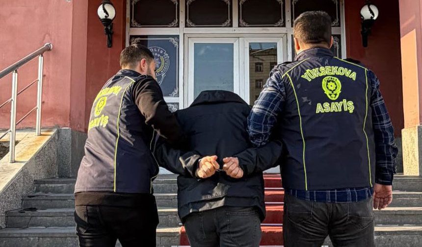 Hakkari'de  25 yıl cezası olan kişi yakalandı