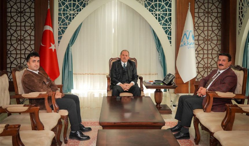 Hakkari Valisi Taşyapan'a ziyaretler devam ediyor