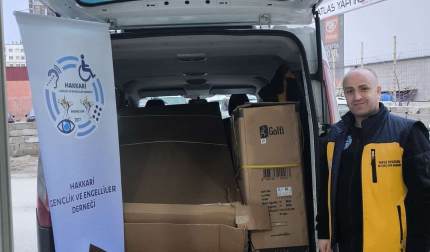 Hakkari Gençlik ve Engelliler Derneği’nden teşekkür