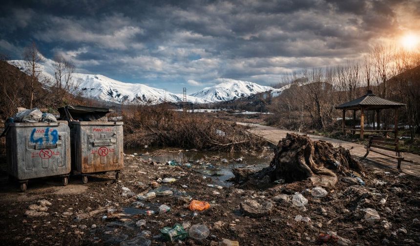 Hakkari’de yaşam alanları kirletiliyor