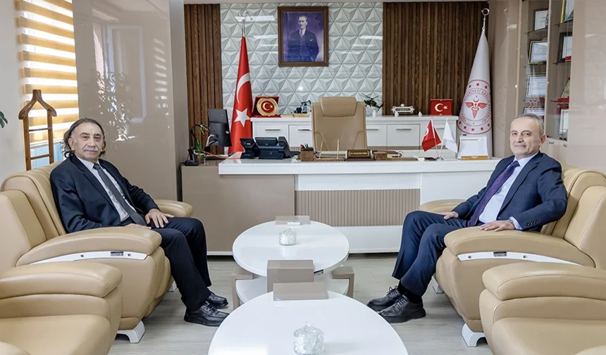 Rektör Gençcelep’ten İl Sağlık Müdürü Kara’ya ziyaret