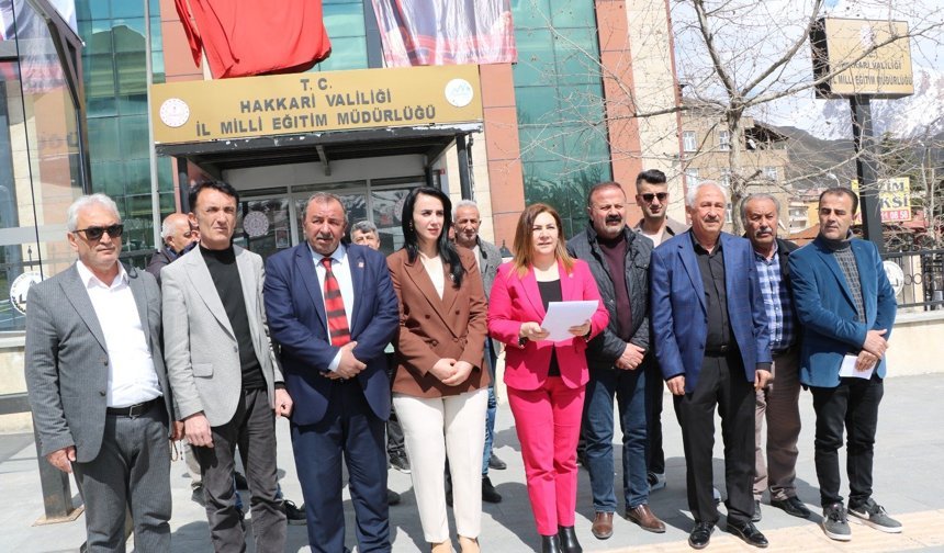 Hakkari’de CHP’den okul güvenliği için 23 maddelik manifesto