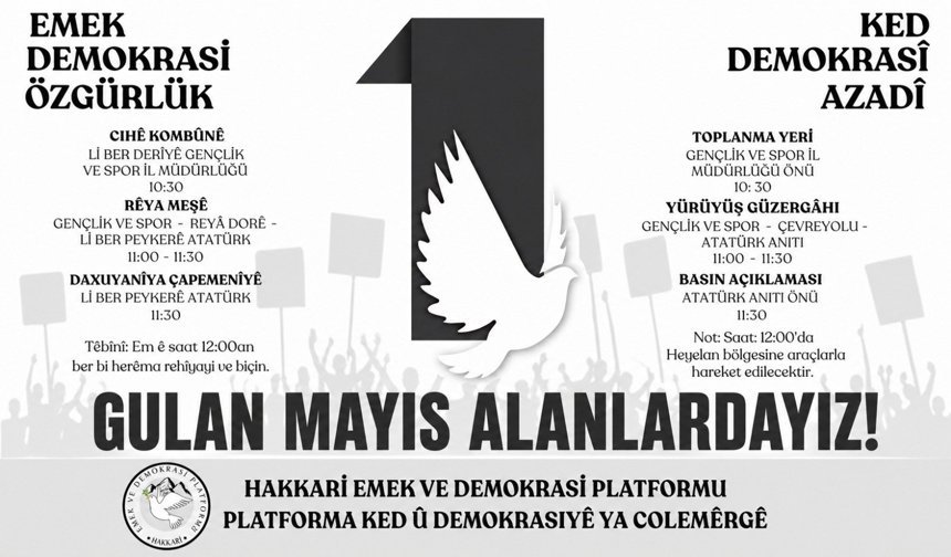 Emek ve Demokrasi Platformu'ndan 1 Mayıs çağrısı