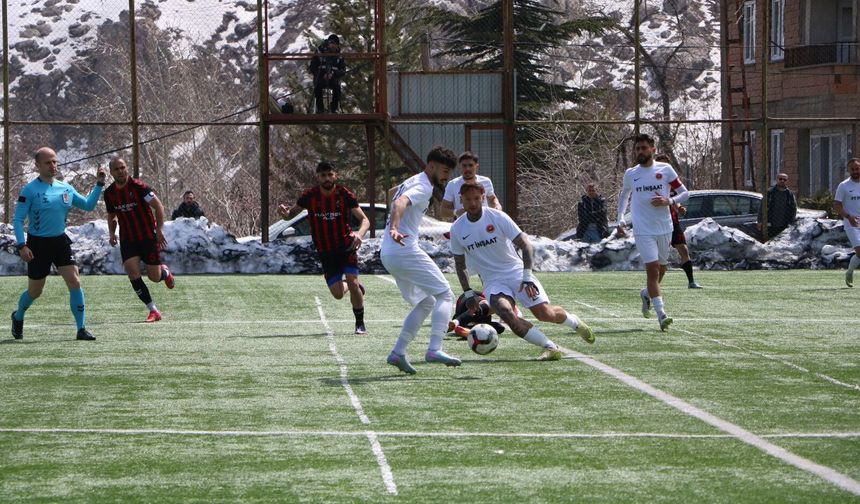 Hakkari Zap Spor ile Şırnak Petrol Spor yenişemedi