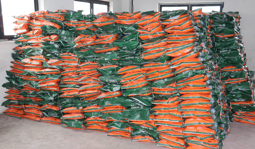 Çiftçilere 44 ton yonca tohumu desteği