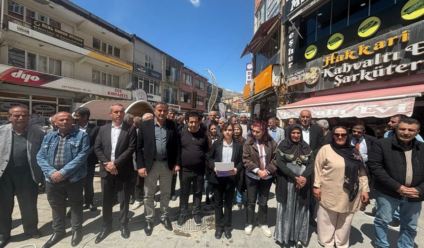 Hakkari DEM Parti’den mahkemenin Akış kararına tepki!