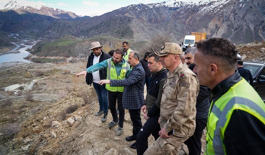 Vali Taşyapan bölgede incelemelerde bulundu