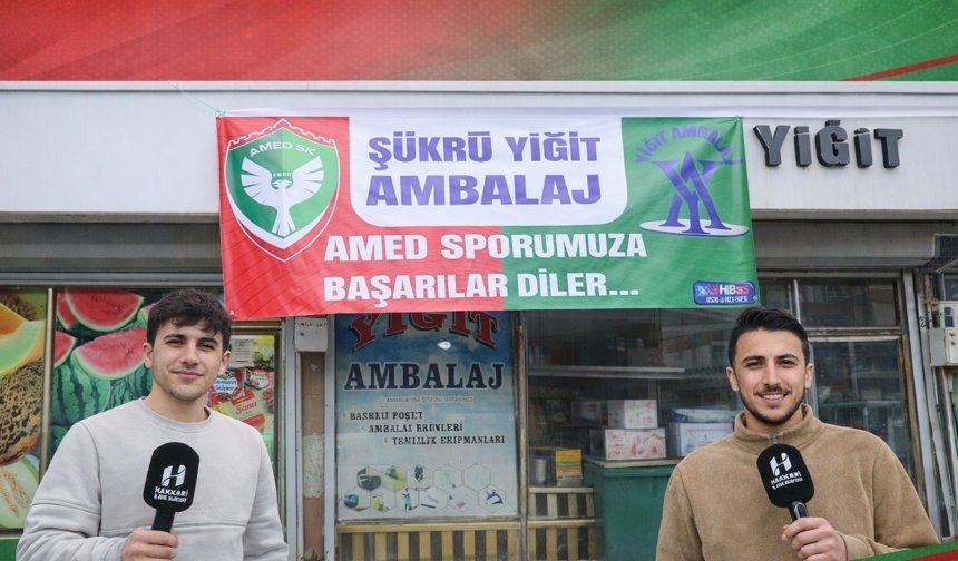 Hakkari’den Amedspor’a anlamlı destek
