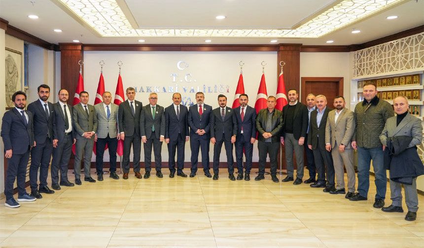 MÜSİAD heyeti Vali Taşyapan’ı ziyaret etti