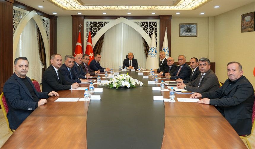 Hakkari'de OSB Müteşebbis heyeti toplandı