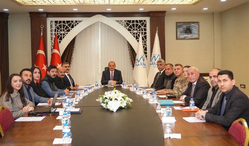 Hakkari İl Mera Komisyonu toplandı