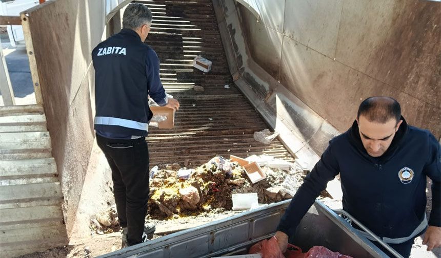 Hakkari'de 500 kilo ürün imha edildi