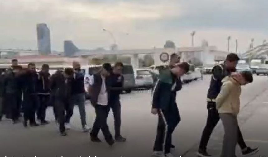 Silahlı paylaşım yapanlara operasyon: 19 gözaltı