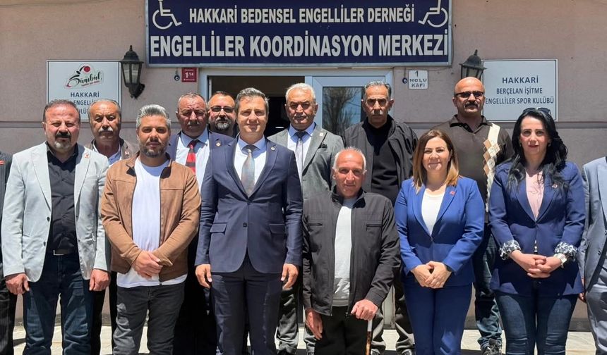 CHP heyeti Bedensel Engelliler Derneği’ni ziyaret etti