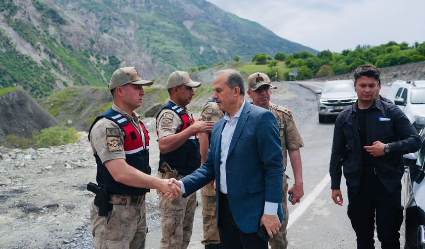 Vali Taşyapan afet bölgesinde son durumu inceledi