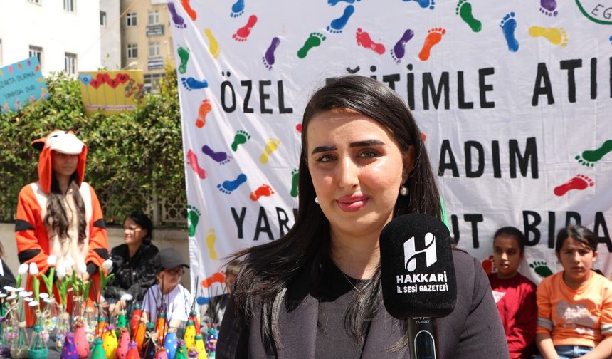 Hakkari’de özel gereksinimli öğrencilerin azmi takdir topladı