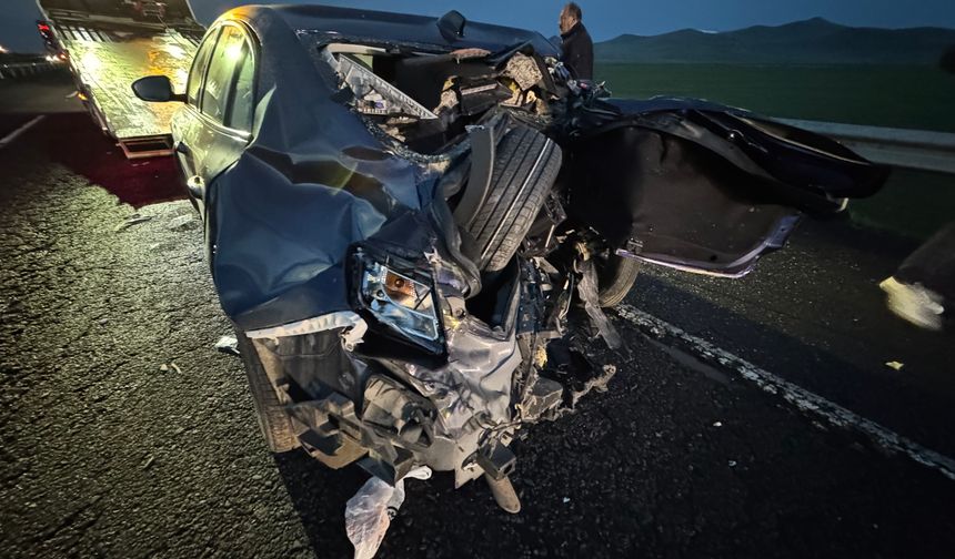 Kars’ta trafik kazası: 3 yaralı