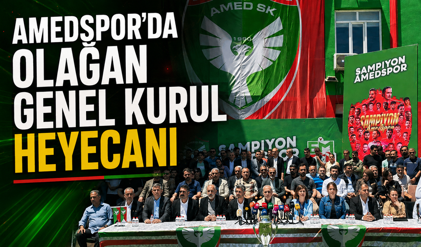 Amedspor'da Olağan Genel Kurul heyecanı