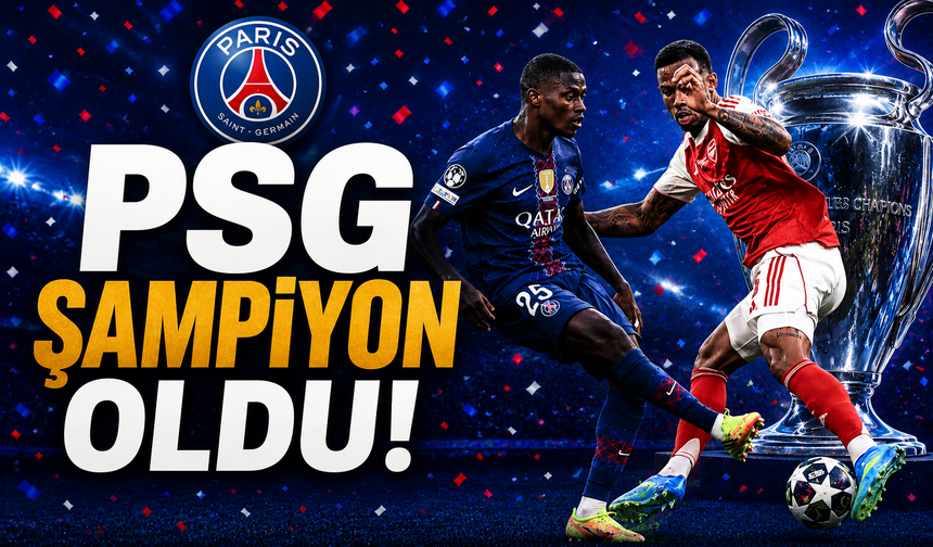 PSG şampiyon oldu