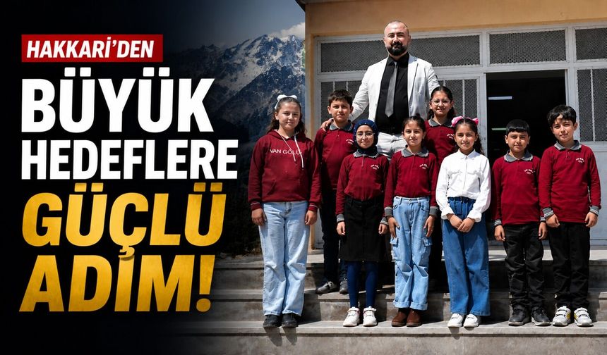 Hakkarili öğretmenin öğrencileri şampiyonluk için yarışıyor