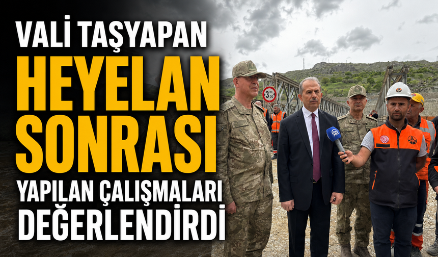 Vali Taşyapan ve Topaloğlu’ndan alternatif yol ve köprü incelemesi