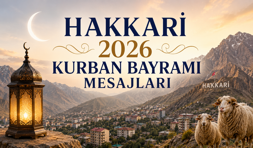 Hakkari 2026 Kurban Bayramı mesajları