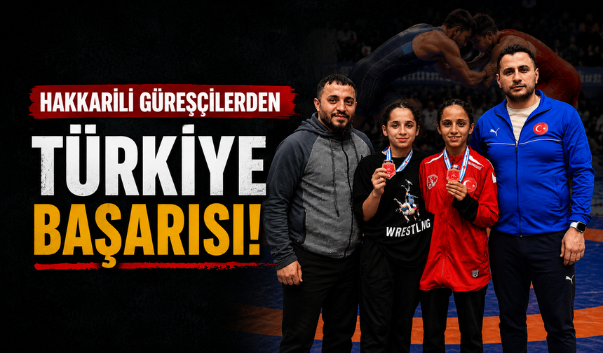 Hakkarili güreşçilerden Türkiye başarısı