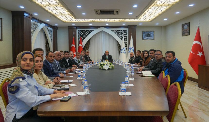 Hakkari'de göçük yaşanan bölge için kritik toplantı
