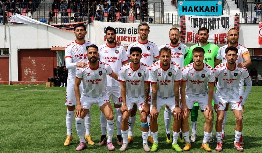 Hakkari Zap Spor kritik virajda: Play-Off yolunda son maç