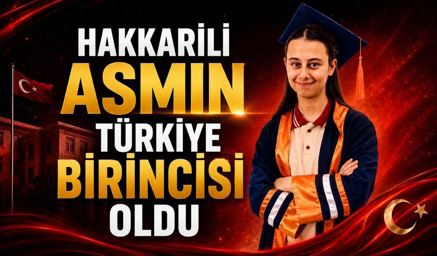 Hakkarili  Asmin Türkiye birincisi oldu