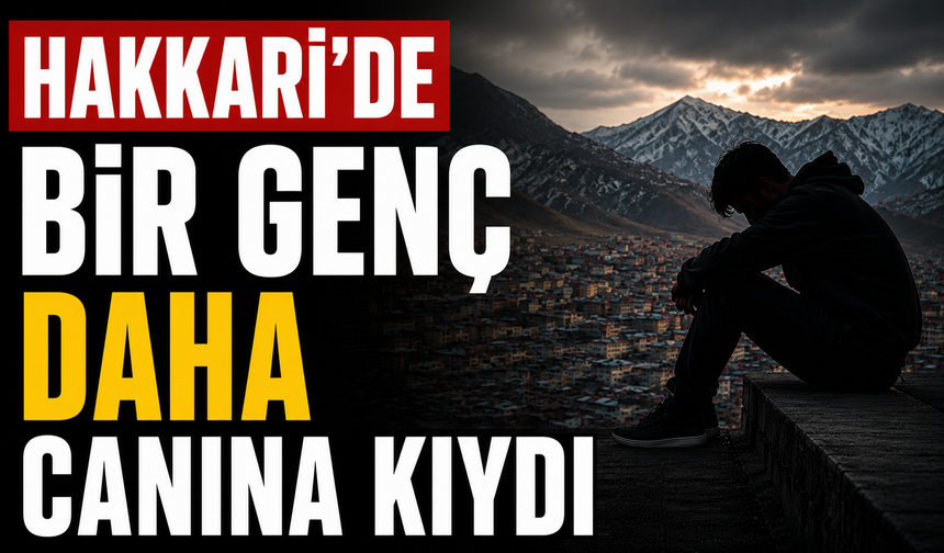 Hakkari’de bir genç daha canına kıydı