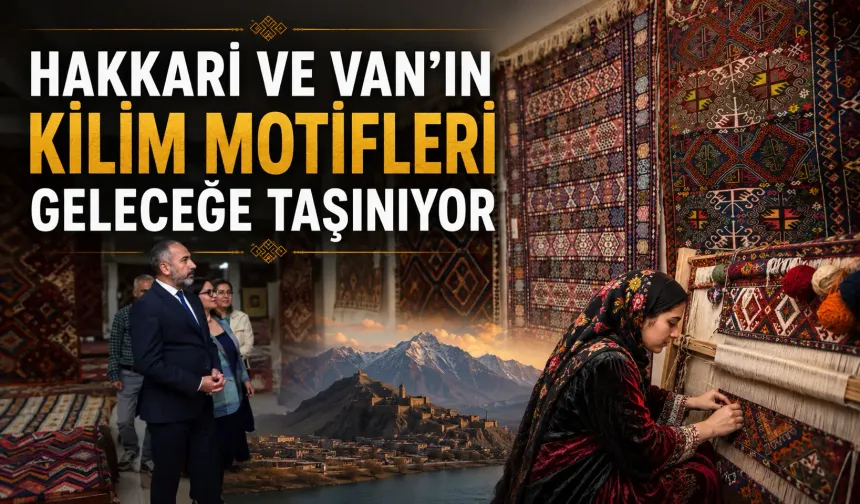 Hakkari ve Van’ın kilim motifleri geleceğe taşınıyor