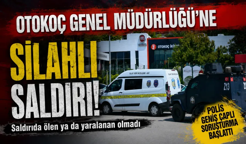 Otokoç Genel Müdürlüğü’ne silahlı saldırı