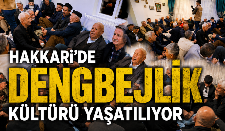Hakkari'de dengbejlik kültürü yaşatılıyor