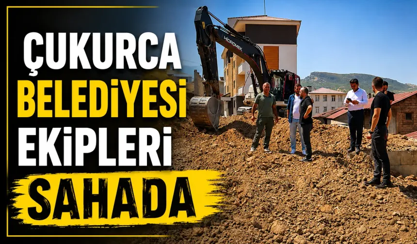 Çukurca Belediyesi ekipleri sahada