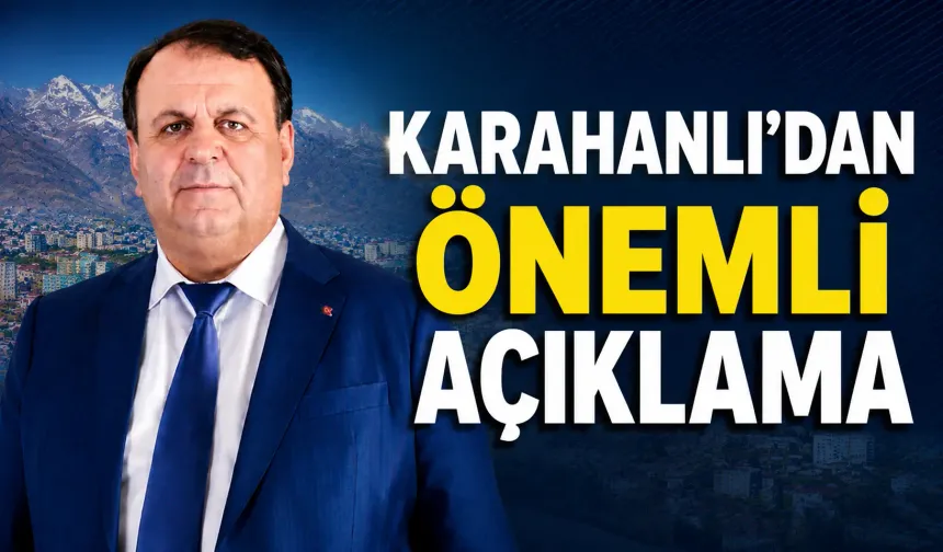 HATSO Başkan Adayı Karahanlı'dan önemli açıklama