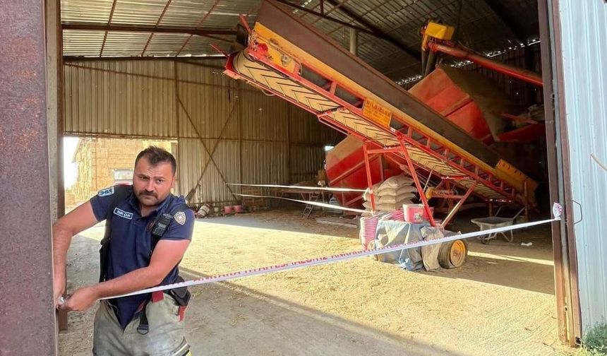Yem makinesine düşen işçi hayatını kaybetti