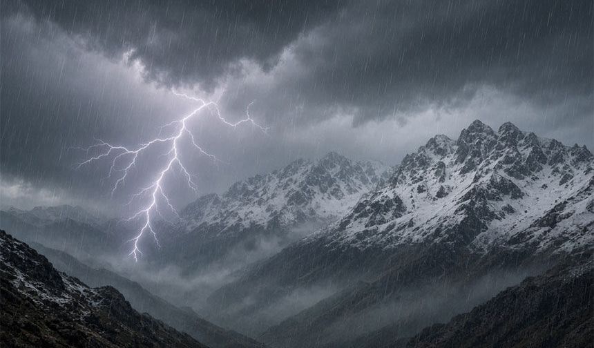Hakkari ve Çukurca için kuvvetli yağış uyarısı
