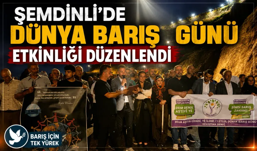 Şemdinli’de Dünya Barış Günü etkinliği düzenlendi