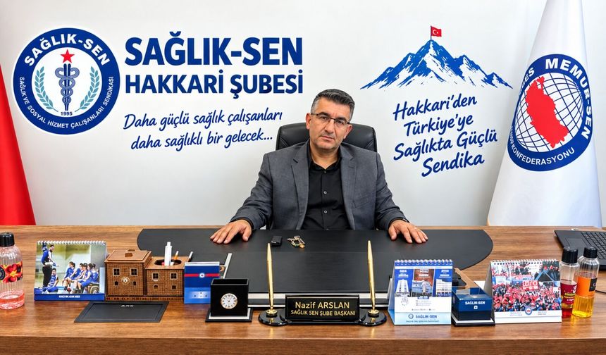 Sağlık-Sen Hakkari Şubesi’nden eğitime güçlü destek