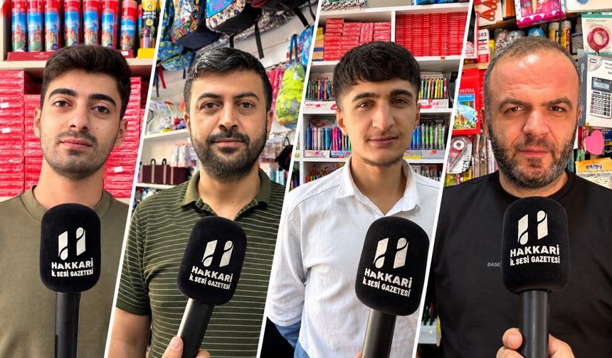 Hakkari’de kırtasiyeciler sezonu durgun karşılıyor