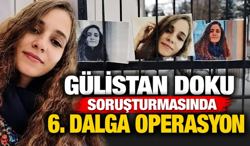 Gülistan Doku soruşturmasında 6. dalga operasyon
