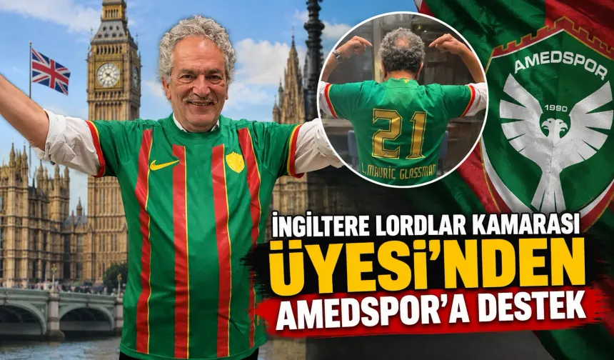 İngiltere Lordlar Kamarası Üyesi’nden Amedspor’a destek