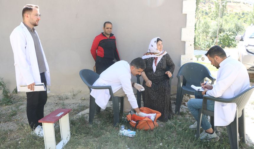 Hakkari sınır köylerinde mobil sağlık hizmeti