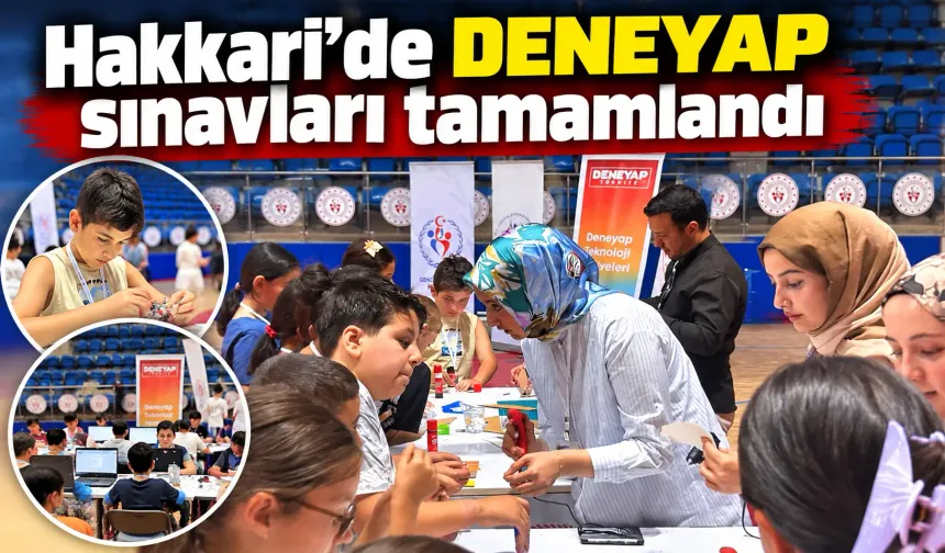 Hakkari’de DENEYAP sınavları tamamlandı