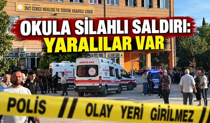 Okula silahlı saldırı: Yaralılar var