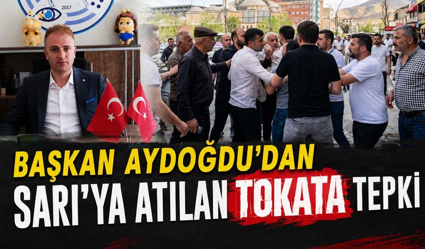 Başkan Aydoğdu'dan tokat tepkisi!