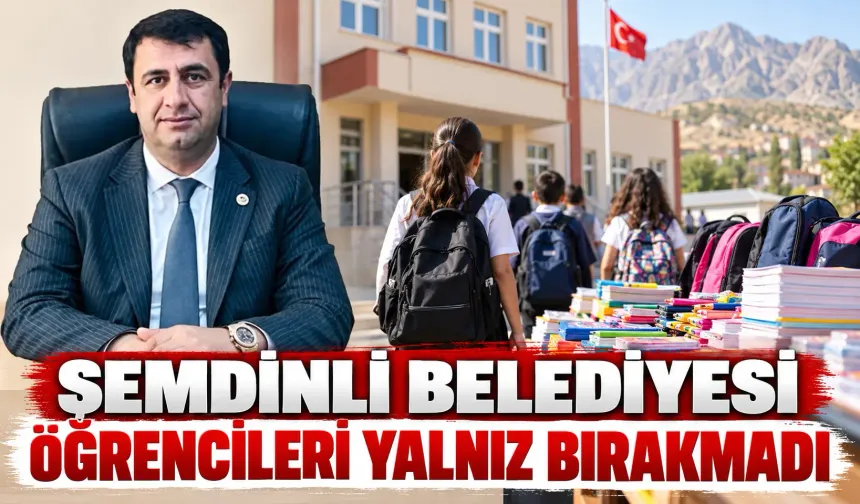 Şemdinli Belediyesi öğrencileri yalnız bırakmadı
