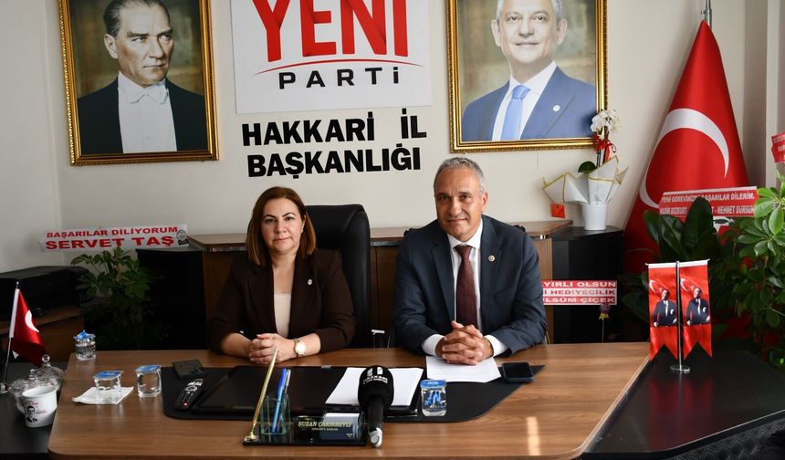 YENİ Parti Milletvekili Özçağdaş Hakkari’de sorunları gündeme taşıdı